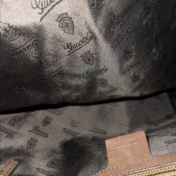 GUCCI Calfskin Suede Fringe Babouska Hobo Brown - Picture 7 of 9